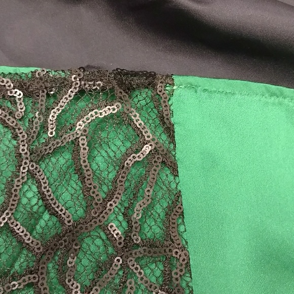 Emerald Green Gown Dido by Veronica Moncho Lobo High Quality Designer Wrap Style - Picture 8 of 8